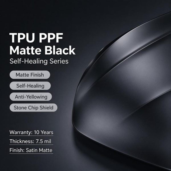 EASTMAM TPU PPF Paint Protection Film Roll — Self-Healing Gloss Clear / Matte / Black, Anti-Yellowing Stone Chip & Scratch Shield, 6.5–10 mil | TPH / TPU / PCU Series
