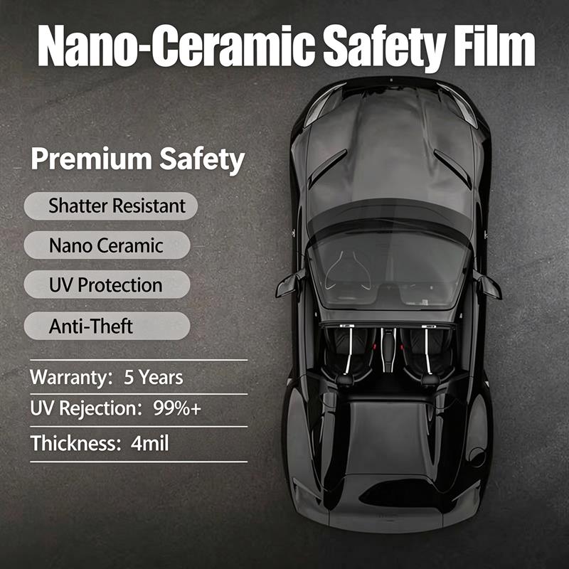 EASTMAM Top Nano-Ceramic Safety Membrane | Factory Wholesale Car Window Film