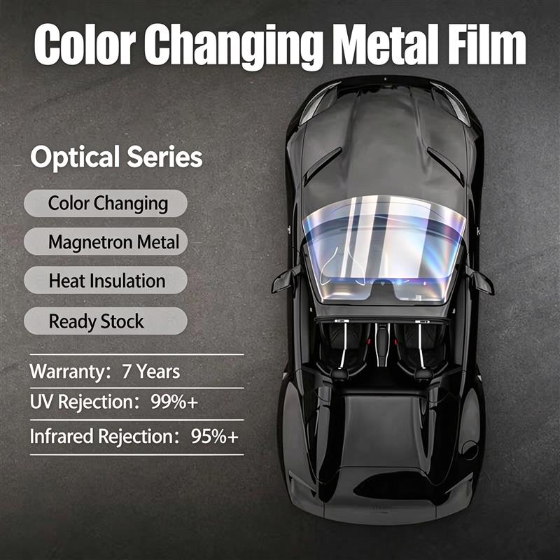 0d50f93f4be84c88a52069f3057195dd.jpg Top Optical Color Changing Magnetron Sputtered Metal Car Window Tint Heat Insulation Wholesale Ready Stock
