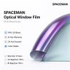 SPACEMAN Top Optical Nano Ceramic Car Window Tint Film — 99% UV Block & IR Heat Rejection, 3H Anti-Scratch, 8-Year Color Stable | CR & Ghost Series, Multiple VLT Shades
