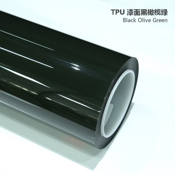 Super Matte Black TPU Car Vinyl Film | Scratch-Resistant Full Vehicle Wrap