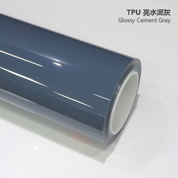 Matte AMG Mountain Gray TPU Car Vinyl Film | Satin Dark Gray Luxury Car Wrap