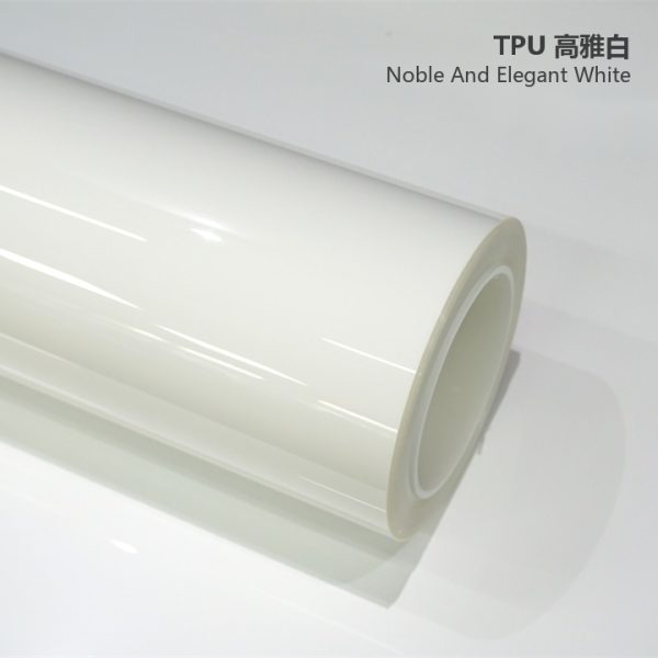 Gloss Crystal White TPU Car Vinyl Film | Self-Healing Color Change Car Wrap