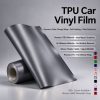 Matte AMG Mountain Gray TPU Car Vinyl Film | Satin Dark Gray Luxury Car Wrap