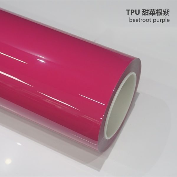 Gloss Beetroot Purple TPU Car Vinyl Film | Vibrant Purple Sporty Color Wrap