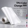 Gloss Crystal White TPU Car Vinyl Film | Self-Healing Color Change Car Wrap