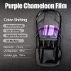 Optical Iridescent Craft Original Purple‑Chameleon High‑Definition High Heat‑Rejection Solar Window Tint, Royal Full‑Car Privacy Windshield Auto Window Film