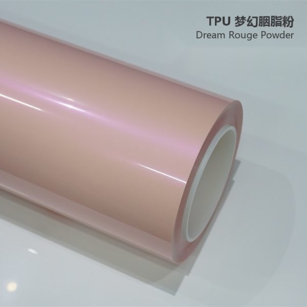 582e10ba577c49e49ac32f713fffe0e3.jpg Ice Berry Pink TPU Car Vinyl Film | Soft Satin Pink Self-Healing Car Wrap