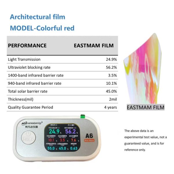 Reflective & Decorative Architectural Window Film 2Mil | Solar Heat Control Building Glass Tint Multi‑Colors Wholesale