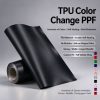 Super Matte Black TPU Car Vinyl Film | Scratch-Resistant Full Vehicle Wrap