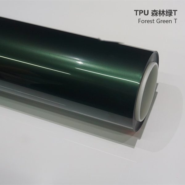 Metallic Emerald Green TPU Car Vinyl Film | Luxury Deep Green Car Wrap