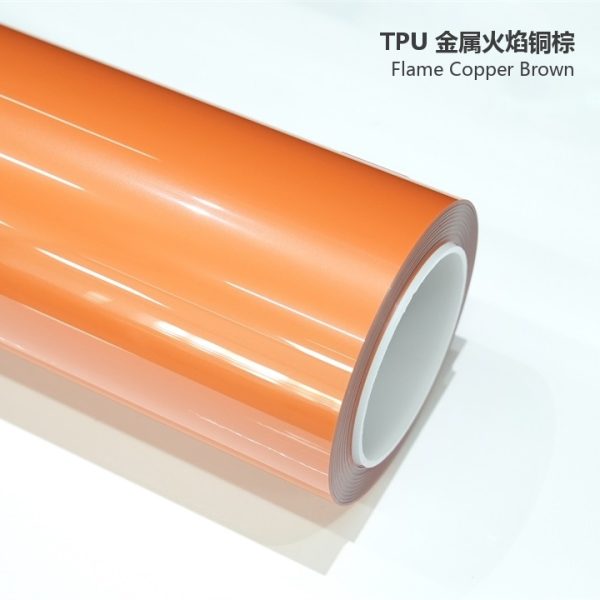 Metallic Champagne Gold TPU Car Vinyl Film | Luxury Satin Gold Auto Wrap