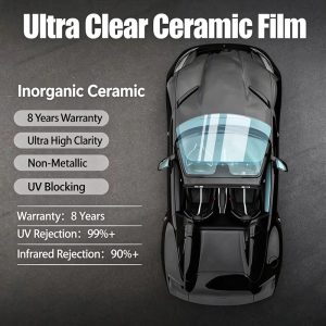 Ultra High Permeability Inorganic Ceramic Car Window Tint Film | 2mil, 8 Years Warranty, Multi‑VLT Shades Wholesale