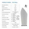 Spaceman PPF Series | TPH & TPU Paint Protection Film, Self‑Healing Clear Bra, 6.5Mil‑10Mil, Gloss / Matte / Black / Sunroof Options