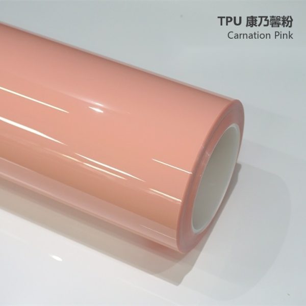 7614b33fd24347928001ebb54aab7a9b.jpg Ice Berry Pink TPU Car Vinyl Film | Soft Satin Pink Self-Healing Car Wrap