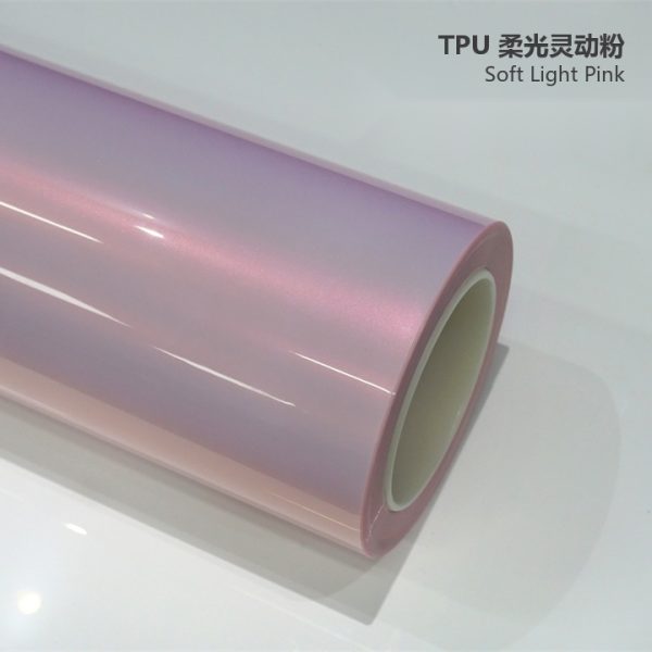 78397920d07544528de8d3619bb3855e.jpg Ice Berry Pink TPU Car Vinyl Film | Soft Satin Pink Self-Healing Car Wrap