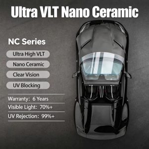 Ultra High VLT Nano Ceramic Film NC Model, Heat Insulation UV Block Clear Vision Car Window Solar Tint Factory Wholesale Ready Stock Type: Solar Film