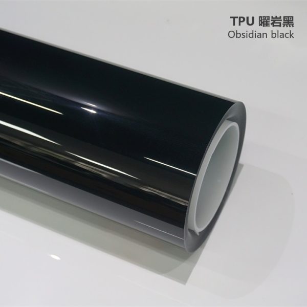Super Matte Black TPU Car Vinyl Film | Scratch-Resistant Full Vehicle Wrap