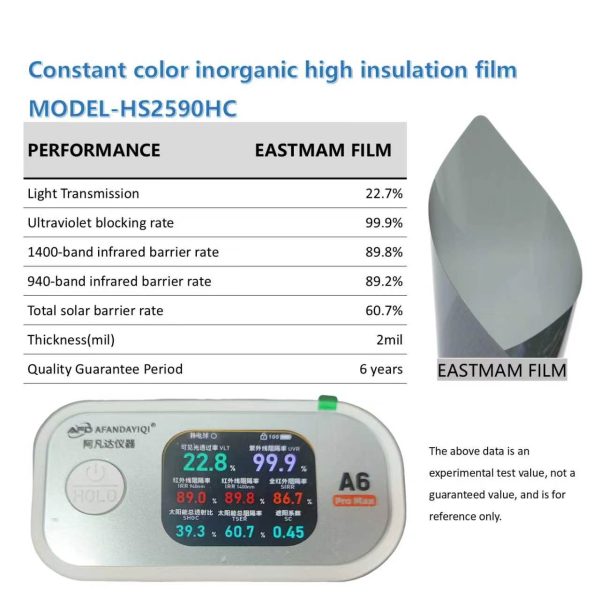 95e410f2ef5749f2b66239e8be8bc157.jpg Constant Color Inorganic High Insulation Window Film | 2mil, Multi-VLT Shades, 6 Years Warranty, Wholesale