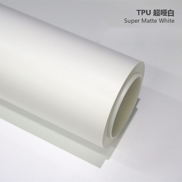 Gloss Crystal White TPU Car Vinyl Film | Self-Healing Color Change Car Wrap