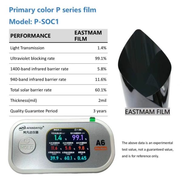 Original Color P‑Series Automotive Window Tint Film | Factory Wholesale Car Solar Window Film