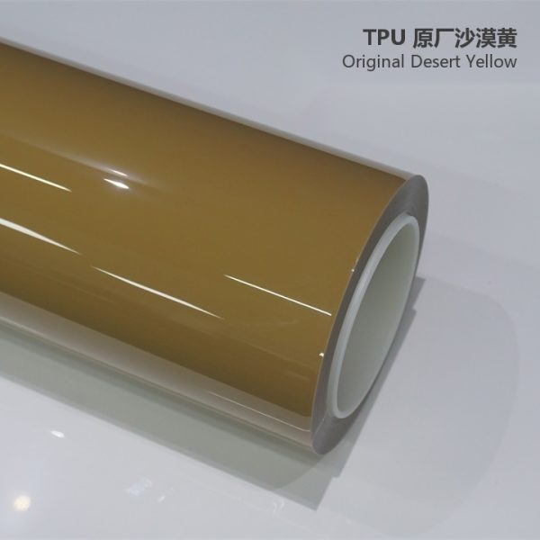 9fe28001ee744920839a20aad83bd616.jpg Gloss Signal Yellow TPU Car Vinyl Film | Vibrant High-Visibility Yellow Wrap