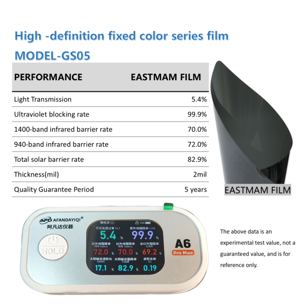a841b539295e459eb7495d59c544af22.png Constant Color Inorganic High Insulation Window Film | 2mil, Multi-VLT Shades, 6 Years Warranty, Wholesale