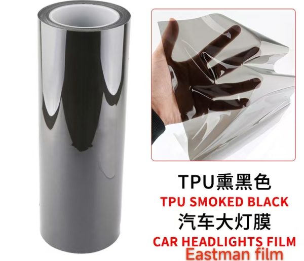 Eastman TPU Self‑Healing Car Headlight Protection Film, Multi‑Color Smoke Headlamp Tint Vinyl Wrap, Wholesale