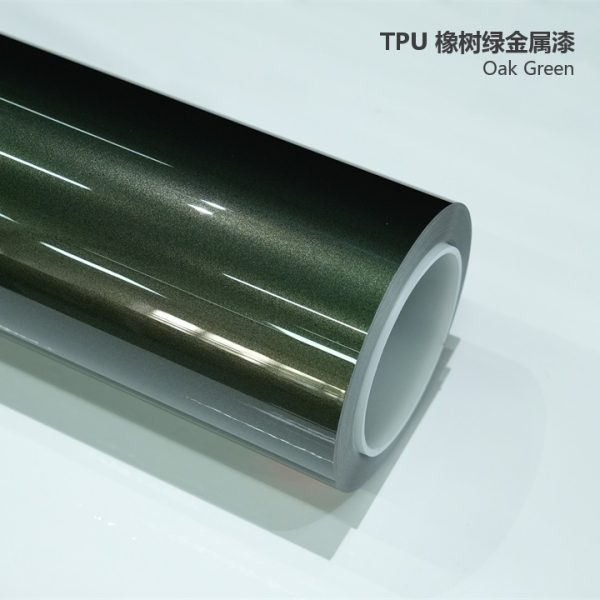 Metallic Emerald Green TPU Car Vinyl Film | Luxury Deep Green Car Wrap