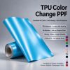 cb3a78f4d2b94b36a55d4a47673aeaa9.jpg Gloss Miami Blue TPU Car Vinyl Film | Bright Sport Blue Self-Healing Car Wrap