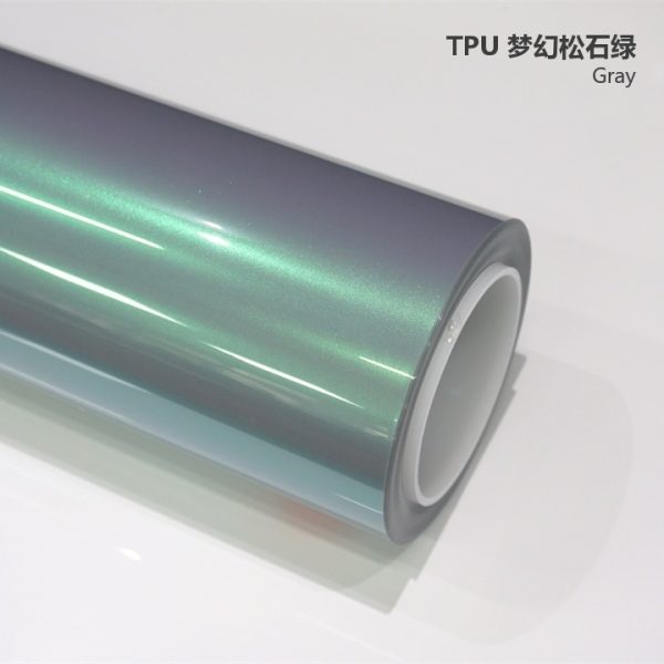 Metallic Emerald Green TPU Car Vinyl Film | Luxury Deep Green Car Wrap