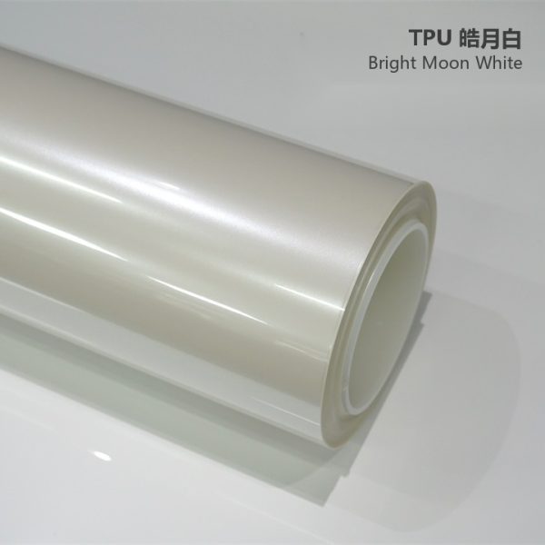 Gloss Crystal White TPU Car Vinyl Film | Self-Healing Color Change Car Wrap