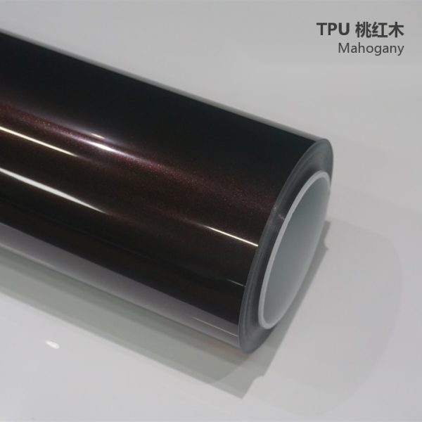 Gloss Ferrari Red TPU Car Vinyl Film | Glossy Sporty Color Change Paint Protection