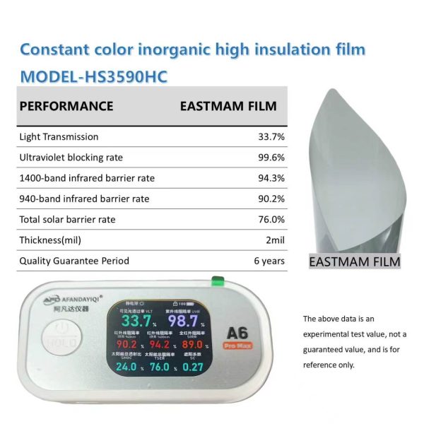 fac9aa330b924033b30399e19f049218.jpg Constant Color Inorganic High Insulation Window Film | 2mil, Multi-VLT Shades, 6 Years Warranty, Wholesale
