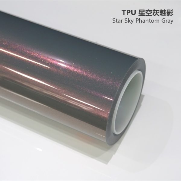 Matte AMG Mountain Gray TPU Car Vinyl Film | Satin Dark Gray Luxury Car Wrap